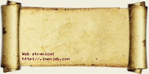 Isak Stojanović vizit kartica